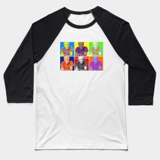 Anthony Bourdain Pop Art Baseball T-Shirt